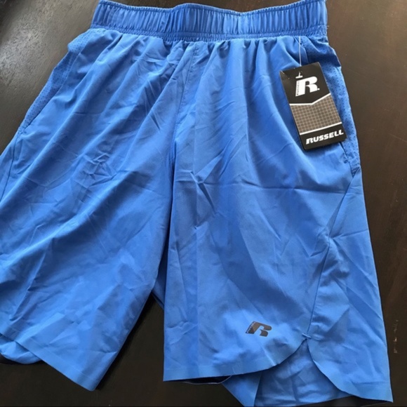 Russell Athletic Shorts Nwt Mens Athletic Blue 9 Short W Brief
